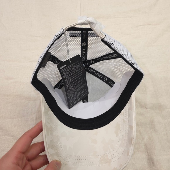 Carolinedustin Camo Trucker Cap Mesh Black White Bundle (2) - Picture 5 of 8